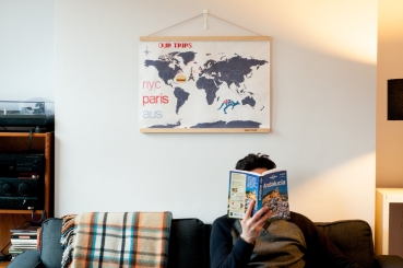 Cross Stitch Map Weltkarte