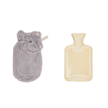 Wärmflasche mit Katze Bezug