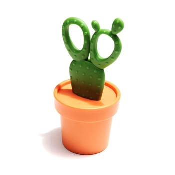 Schere im Topf Cactus Scissors Orange-Grün