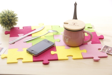 Filz Untersetzer-Set Puzzle