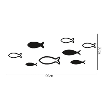 8 Fische Spiegel-Set
