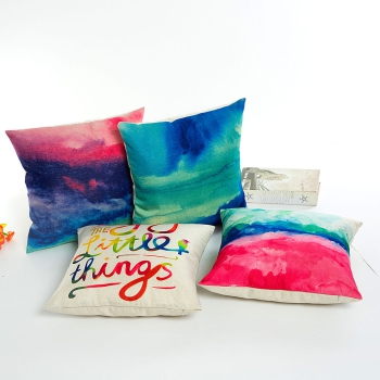 Kissenhülle Aquarell