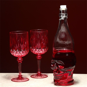 Wasserflasche Totenkopf
