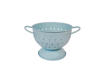 Küchensieb Herz Pastel Blau