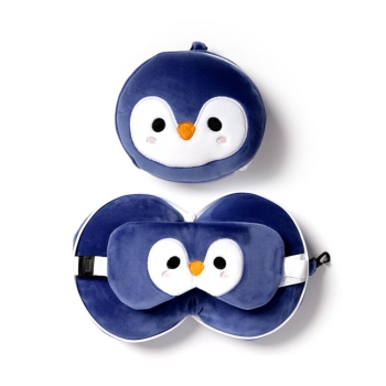 Reisekissen & Schlafmaske Pinguin