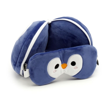 Reisekissen & Schlafmaske Pinguin