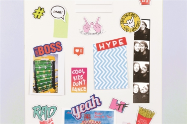Kühlschrankmagnete Magnetic Icons Blau