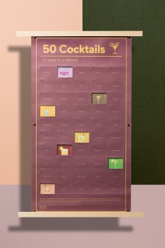 Preview: Interaktives Poster - 50 Cocktails to taste in a lifetime