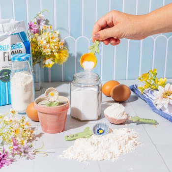 Messlöffel Flower im Topf