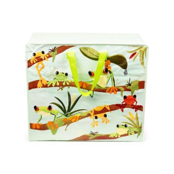 Preview: XXL Aufbewahrungstasche Tropical Frogs
