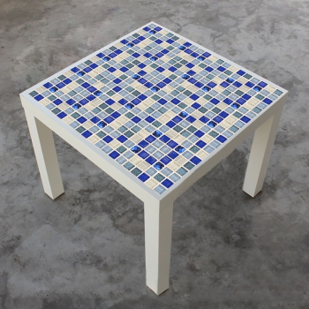 Fliesenaufkleber Mosaik Glas Blau