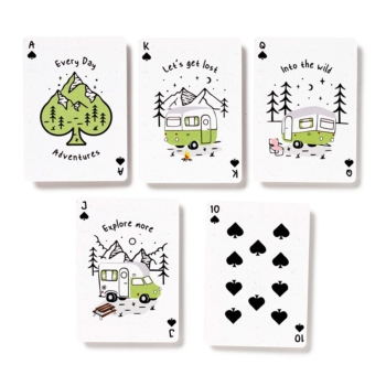 Preview: Spielkarten Wildwood Caravan Wohnwagen