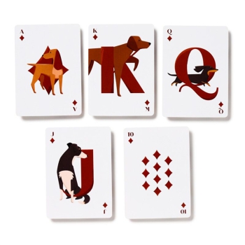 Spielkarten Barks Hund