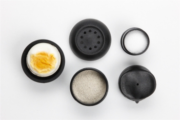 Preview: Eierbecher mit Salz- & Pfefferstreuer Eule