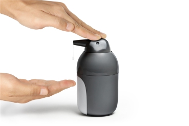 Seifenspender Pinguin Grau