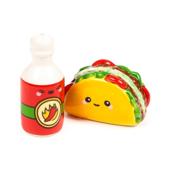 Salz & Pfefferstreuer Frida the Taco & Hot Sauce