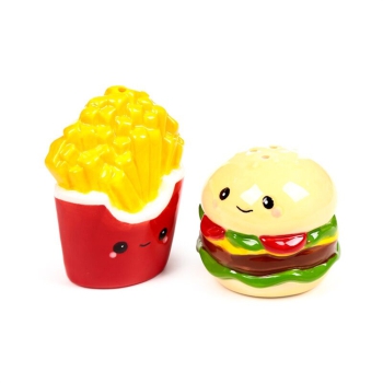 Salz & Pfefferstreuer Hammy the Burger & Pommes