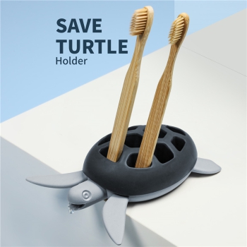 Save Turtle Zahnbürstenhalter Grau