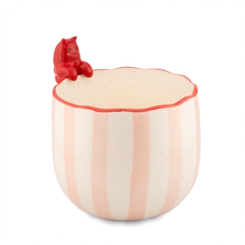 Blumentopf Peeking Hummer