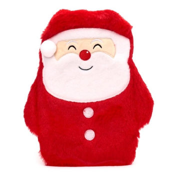 Wärmflasche mit Weihnachtsmann Bezug