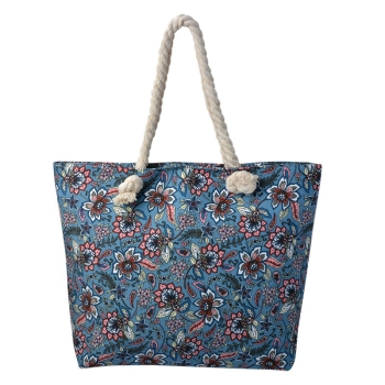 Strandtasche Passion Flowers Denim