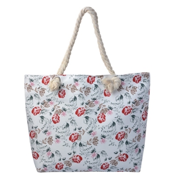 Strandtasche Roses White