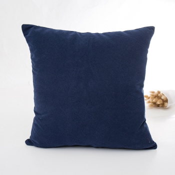 Jacquard Kissenbezug Blau Muster