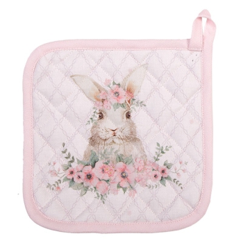 Topflappen Hase Pink