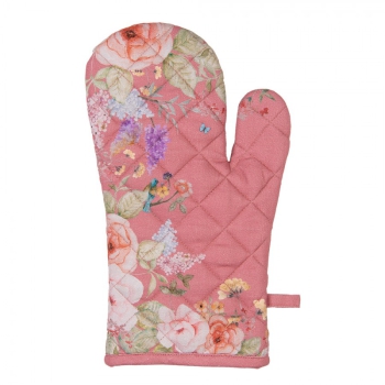 Ofenhandschuh Flowers Pink