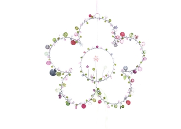 Perlen Deko Blume Berry - large
