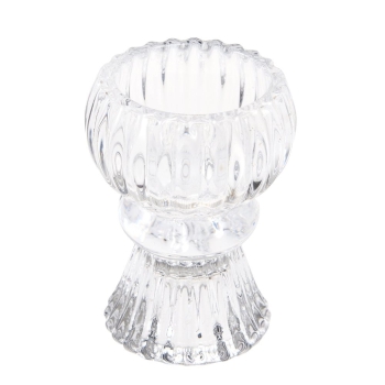 Doppel Kerzenständer Transparent