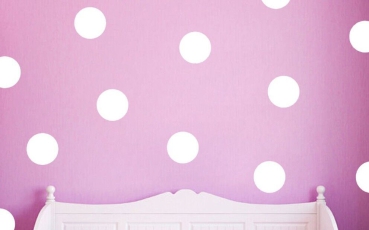 Preview: 54 Aufkleber Punkte Ø 3 cm