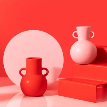 Vase Amphora Rosa Small