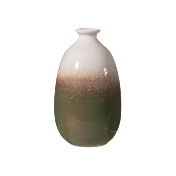 Mini Vase Dip Glazed Grün