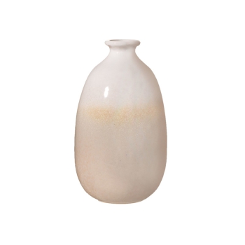 Mini Vase Dip Glazed Grau
