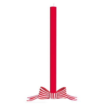 Preview: Kerzenhalter Schleife Rot