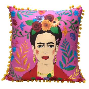 Frida Kahlo Kissen Pink