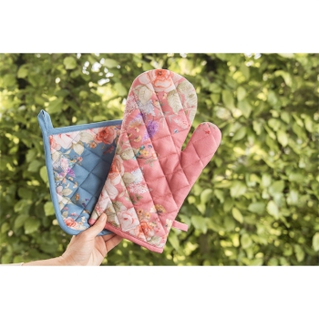 Topflappen Flowers Blue