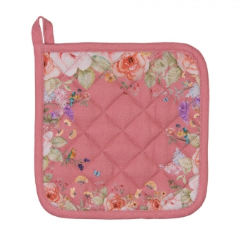 Topflappen Flowers Pink