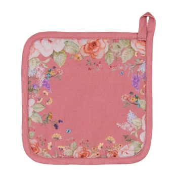 Topflappen Flowers Pink