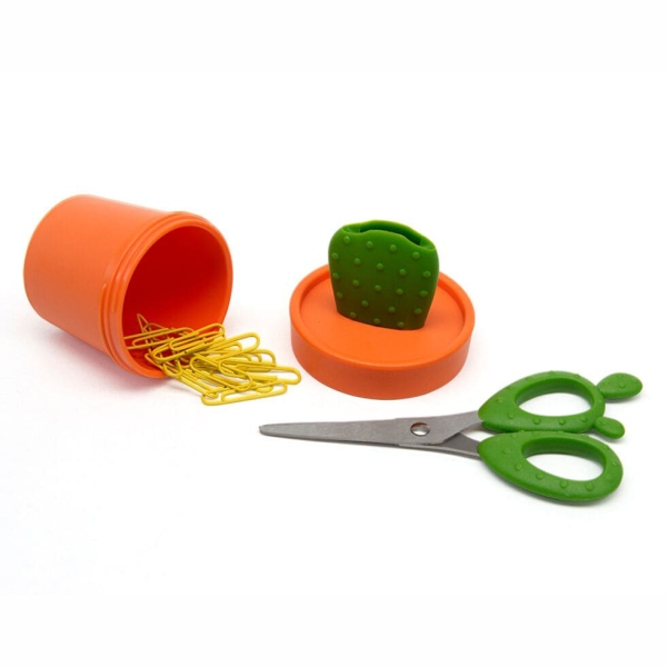 Schere im Topf Cactus Scissors Orange-Grün