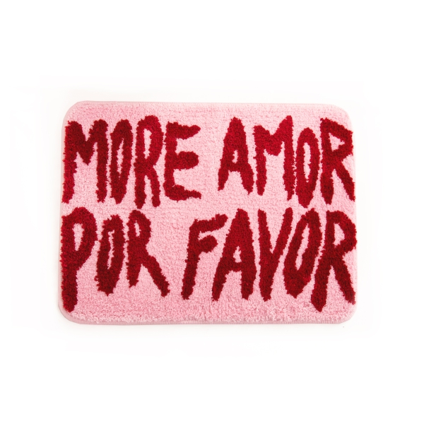 Badematte More Amor Pink