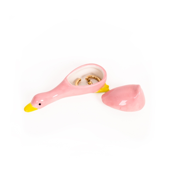Schmuckkästchen rosa Ente