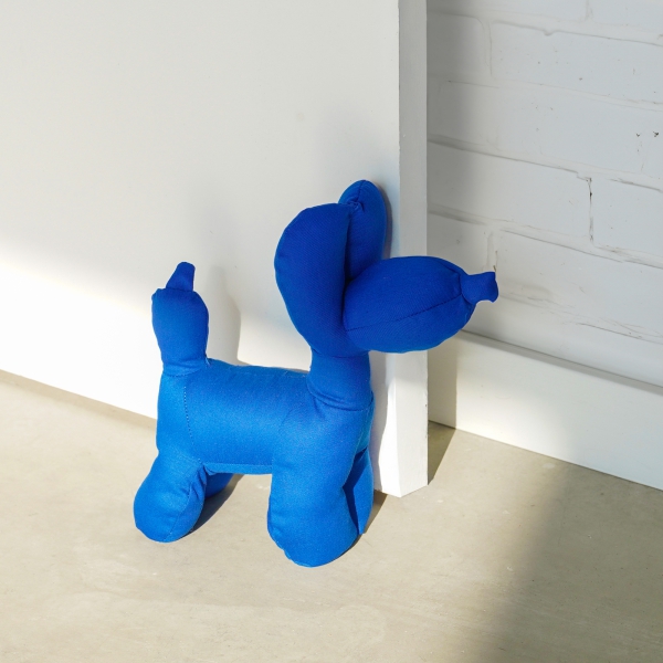 Türstopper Ballonhund Blau