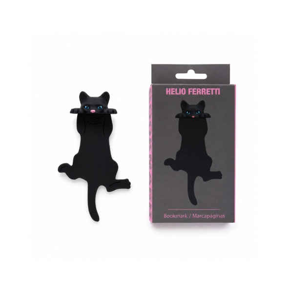 Lesezeichen Katze schwarz