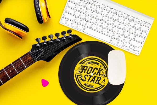 Mauspad Rock Star