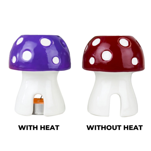 Wachs Brenner Pilz mit Farbwechsel