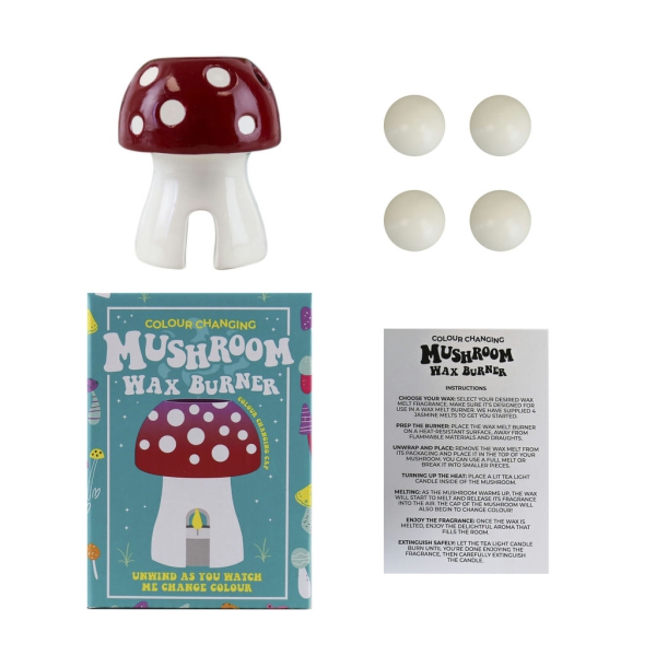 Wachs Brenner Pilz mit Farbwechsel