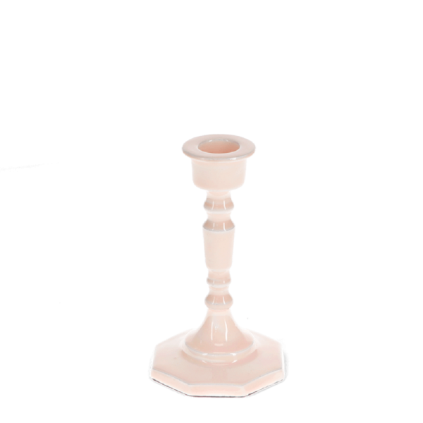 Kerzenständer Vintage 13cm rosa