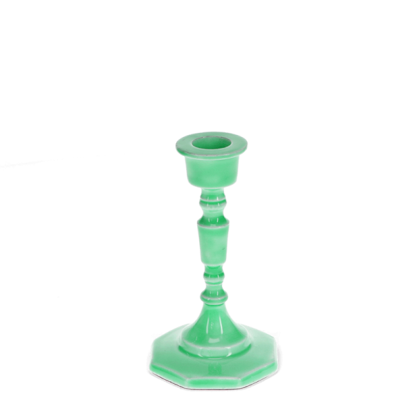 Kerzenständer Vintage 13cm grün